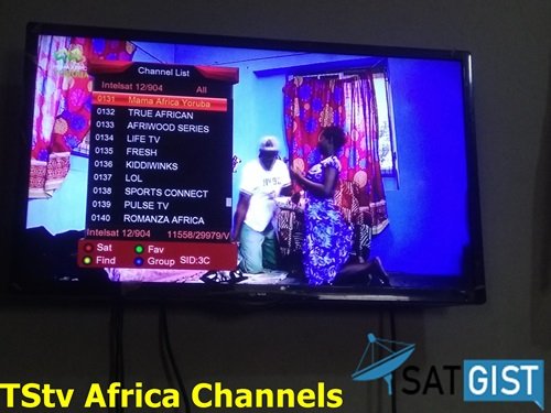 How To Track TStv Africa On Intelsat 12/904 at 45.0°E, TStv Africa Frequency