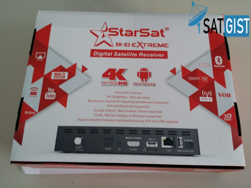 Starsat SR-X3 Extreme 4K Ultra Android And Satellite Decoder