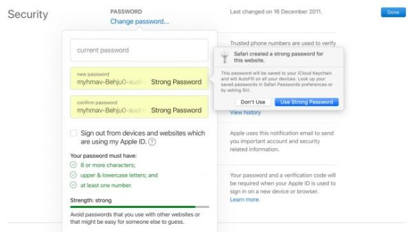 Security For Apple ID