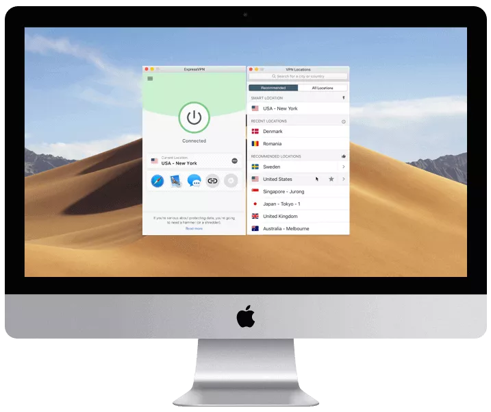 ExpressVPN Review: imac