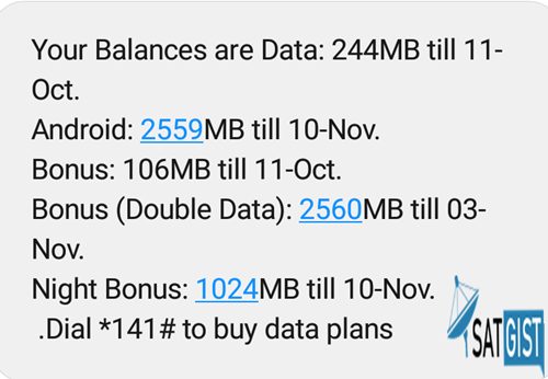 Airtel Triple Data Plan Offer Balance