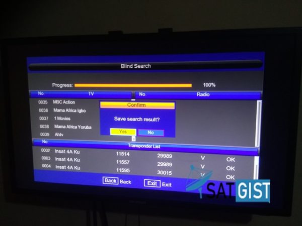 TStv Africa New Frequency