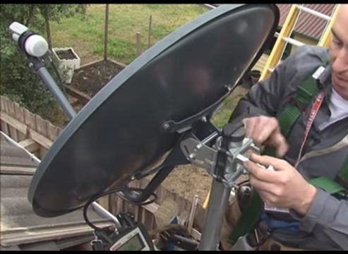 Adjust Or Re-align Satellite Dish