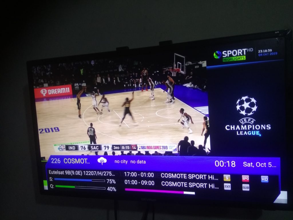 Cosmote Sport is back on Forever Server, PowerVU updates and MBC 5 launched