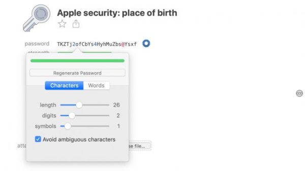 Apple Security Questions