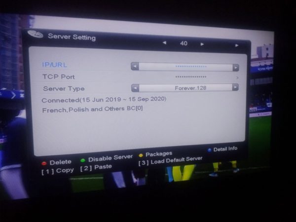 Forever Server Pro1.28 and opening some channels on Yahsat 1R at 52.5e