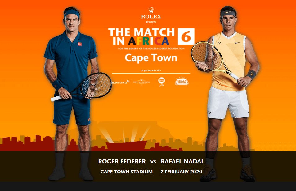How To Watch Roger Federer VS Rafael Nadal Match In South Africa (tennis exhibition match)