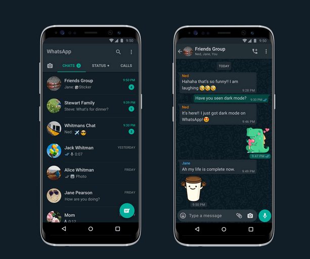 whatsapp dark mode apk download