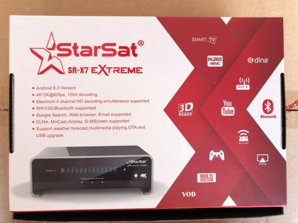 Starsat SR-X7 Extreme 4K Full Specifications