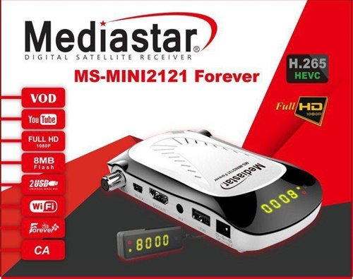 Mediastar MS-Mini 1111, 1616, 1818, 2121, 2323, And 2727 Forever Receiver