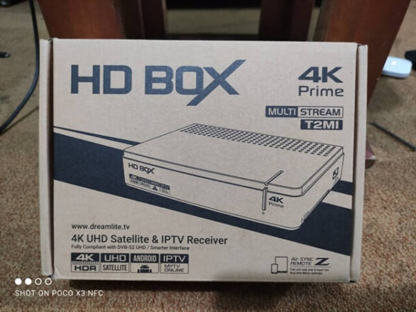 HD BOX 4K Prime Hybrid And Satellite  Receiver
